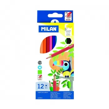 Creion color 12 culori hexagonal MILAN-1