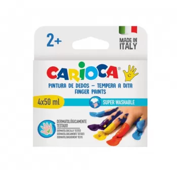 Acuarele Finger 4x50 ml Carioca Baby-1