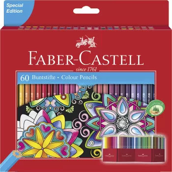 Creioane colorate 60 culori editie speciala Faber-Castell-1