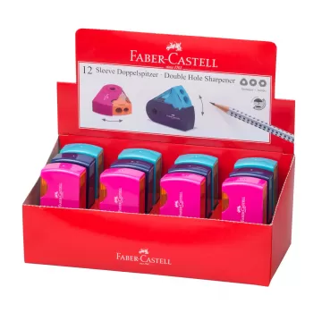 Ascutitoare plastic dubla sleeve trend 2019 Faber-Castell-2