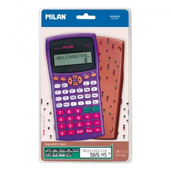 Calculator stiintific 10 DG, mov,  MILAN 159110CPBL-1