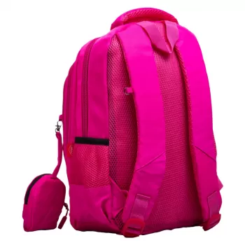 Ghiozdan scolar fete, roz, clasa pregătitoare, 38 cm Daco GH349-2