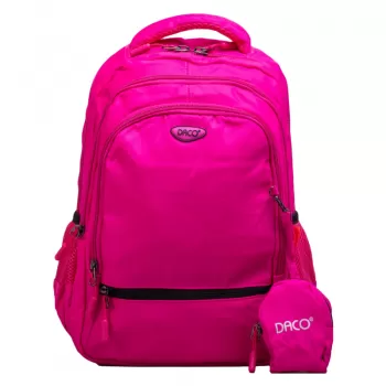 Ghiozdan scolar fete, roz, clasa pregătitoare, 38 cm Daco GH349-1