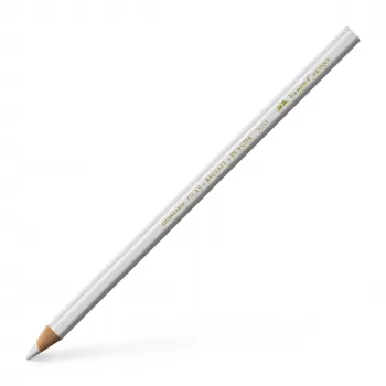 Creion permanent pentru sticla alb Faber-Castell-1