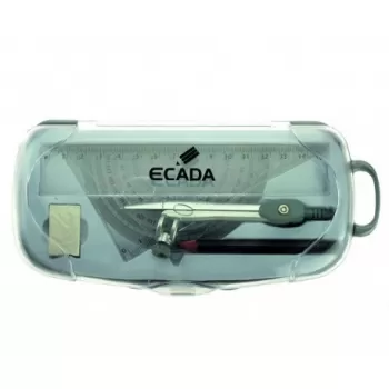 Trusă geometrie plastic ECADA-1