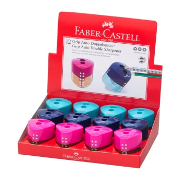 Ascutitoare plastic dubla grip trend 2019 Faber-Castell-2