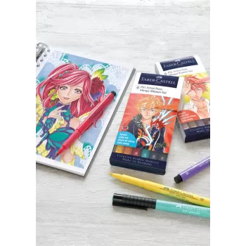 Pitt artist pen manga set 6 shonen 2019Faber-Castell-2