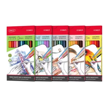 Set creioane colorate 5x12 Color Me DACO CC360-1
