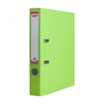 Biblioraft plastifiat verde deschis, 75 mm, Daco-1