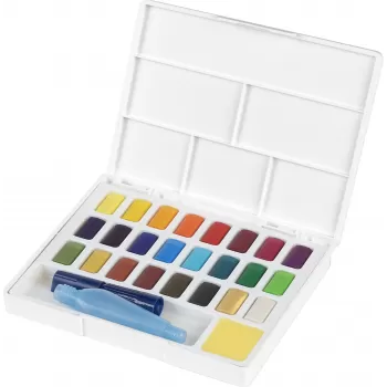 Acuarele 24 culori creative studio Faber-Castell-2