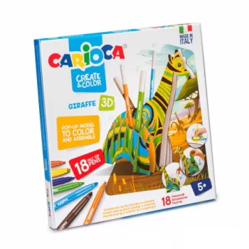 Set girafa 3D + 18 carioci GIRAFA CARIOCA-1