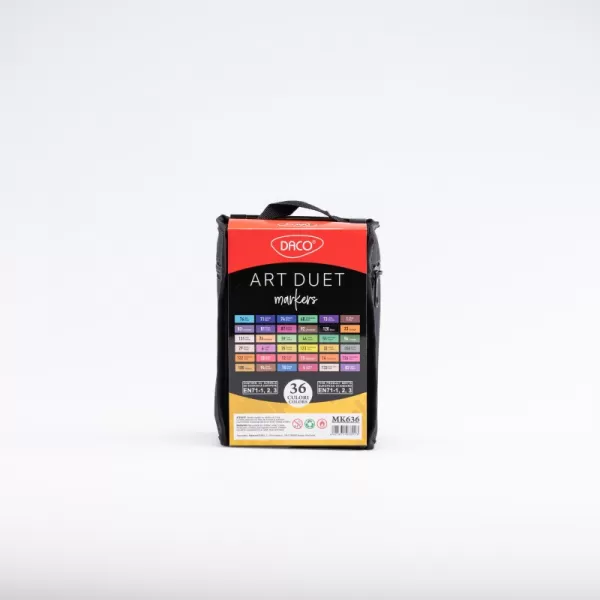 Marker grafic cu 2 capete Art Duet 36 culori Daco MK636-2-IMG-slider