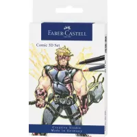 Set pitt artist pen comic 11 piese Faber-Castell-1-IMG-slider-mobile