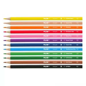 Creioane colorate, 12 culori, in cutie de plastic Milan-2-IMG-nav