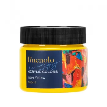 Acuarele acrilice 100 ml - Galben - Finenolo Deli-1