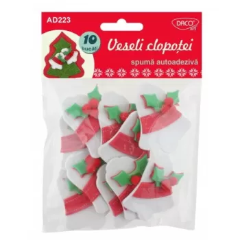 Accesorii craft - AD223 Veseli clopoţei spumă 3D autoadezivă DACO-1