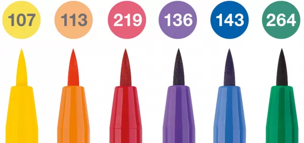 Pitt artist pen set 6 buc culori de baza 2022 Faber-Castell-2-IMG-slider