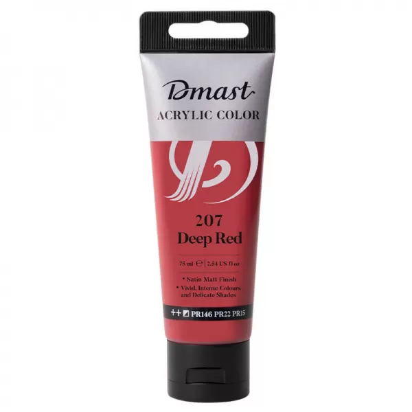 Culori acrilice profesionale, 75 ml, rosu intens Dmast by Pebeo-1-IMG-slider