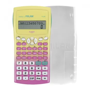 Calculator stiintific 10 DG, galben-roz degrade, Milan  159110SNPBL-2