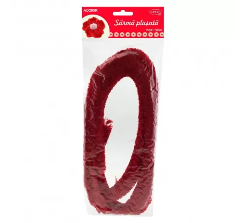 21-Accesorii-craft-~-AD295R-Sarma-pluşata-Maxi-roşie-DACO