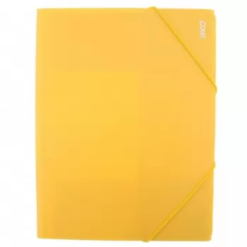 Mapa plastic cu elastic galbena Daco MP250G-1