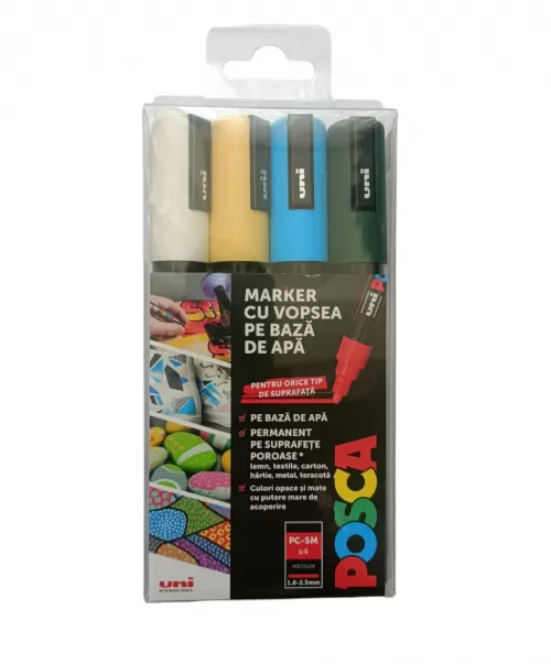 11-Markere-Posca-set-4-culori_-varf-mediu-1.8~2.5-mm_-PC~5M