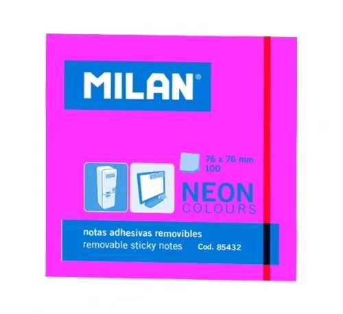 13-Bloc-notes-adeziv-76-x-76-Roz-neon-MILAN