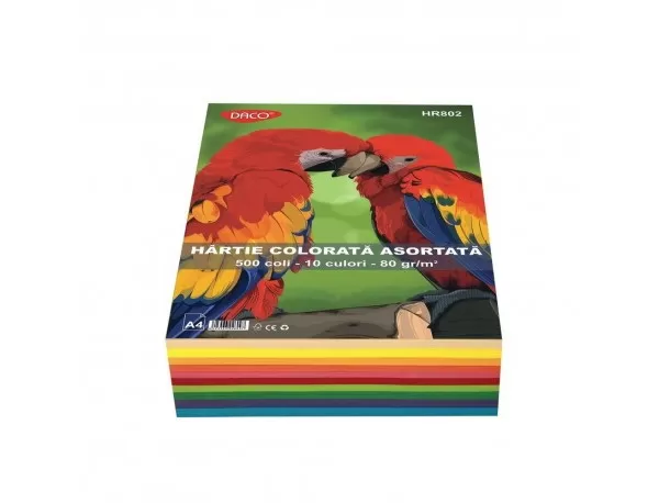 Hârtie colorată HR802 A4 500 coli 10 cul DACO 80g/mp-1-IMG-slider
