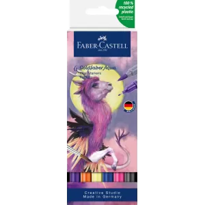 Marker solubil 2 capete set 6 buc fantasy goldfaber Faber-Castell-1-IMG-nav