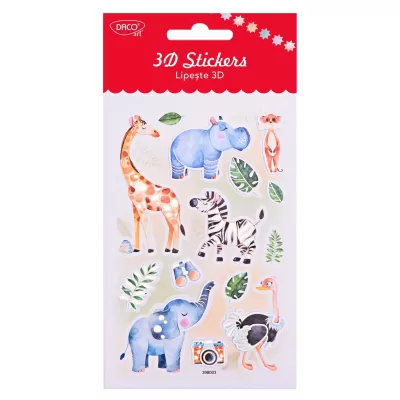 Abtibilduri Animale ZOO - lipeste 3D Daco AB162-img
