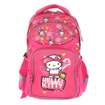Ghiozdan fete clasa 1-4, roz  Hello Kitty, 40 cm Pigna-1