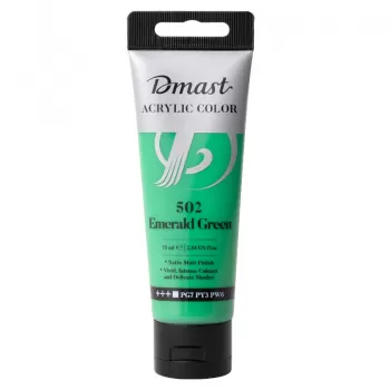Culori acrilice profesionale, 75 ml, verde smarald Dmast by Pebeo-1