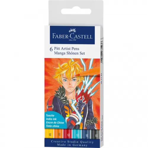 5-Pitt-artist-pen-manga-set-6-shonen-2019Faber~Castell