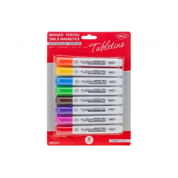 Set markere tabla 8 culori Daco MK231-1