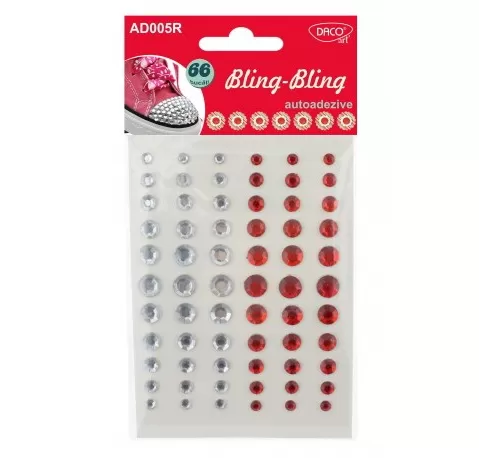 4-Accesorii-craft-"Diamante-Bling~Bling"-DACO-~-AD005-Rosu