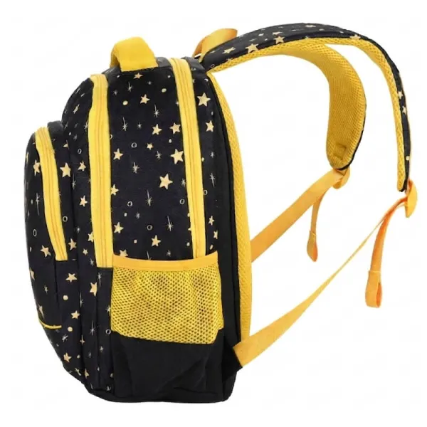 Ghiozdan fete clasele 1-4,  negru, imprimeu stele, 41 cm Daco GH4016G-2-IMG-slider