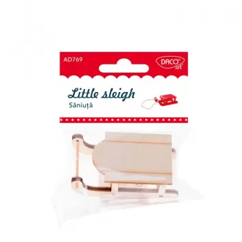 Accesorii craft - Saniuta 3D lemn Daco AD769-1