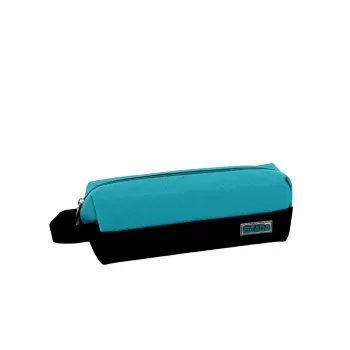 Penar mic bicolor, negru-albastru, 1 fermoar Ecada 786616-1