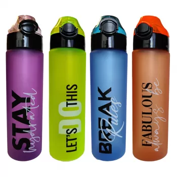 Sticla de apa cu deschidere automata, 630 ml, Soft Touch Noki T-0105-1