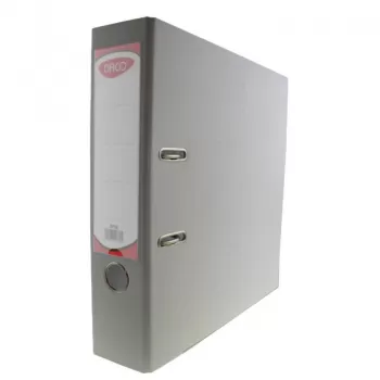 Biblioraft plastifiat gri, 75 mm, Daco-1