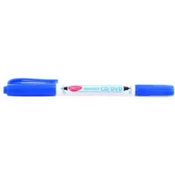 Marker CD/DVD 2 capete DACO Albastru-1
