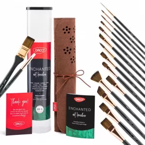 Pensule profesionale set 15 + 1 Enchanted DACO PN2916-1-IMG-nav