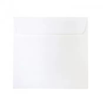 Plic pătrat color alb 14x14 cm, siliconic,  DACO PC1414W -1