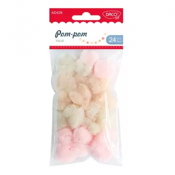 Accesorii craft - Pom-pom tulle Daco AD428-1