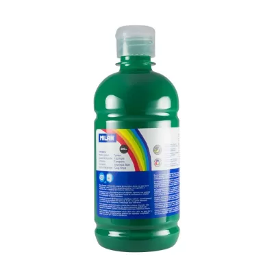 Tempera 500 ml Milan verde inchis-img