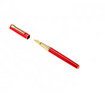 Stilou Picasso metalic rosu cu calimara 688S/R-3