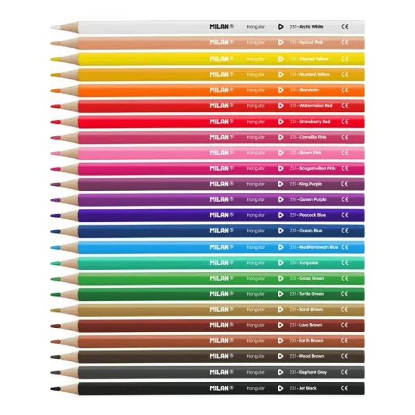 Creioane colorate, 24 culori, in cutie de plastic Milan-2-IMG-slider