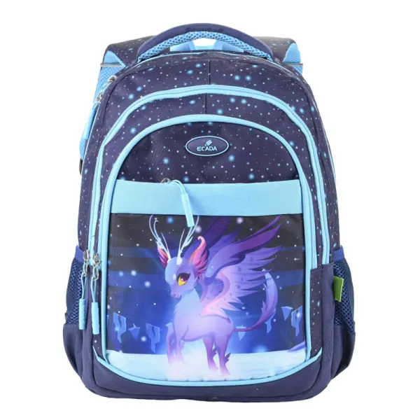 Ghiozdan fete clasele 1-4, Pegasus fantasy, 41 cm Ecada 614009-1-IMG-slider