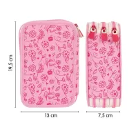 Penar Milan 3 compartimente, echipat cu 49 piese, imprimeu floral roz-2-IMG-slider-mobile