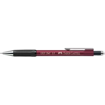 Creion mecanic 0.7mm rosu grip 1347 Faber-Castell-1
